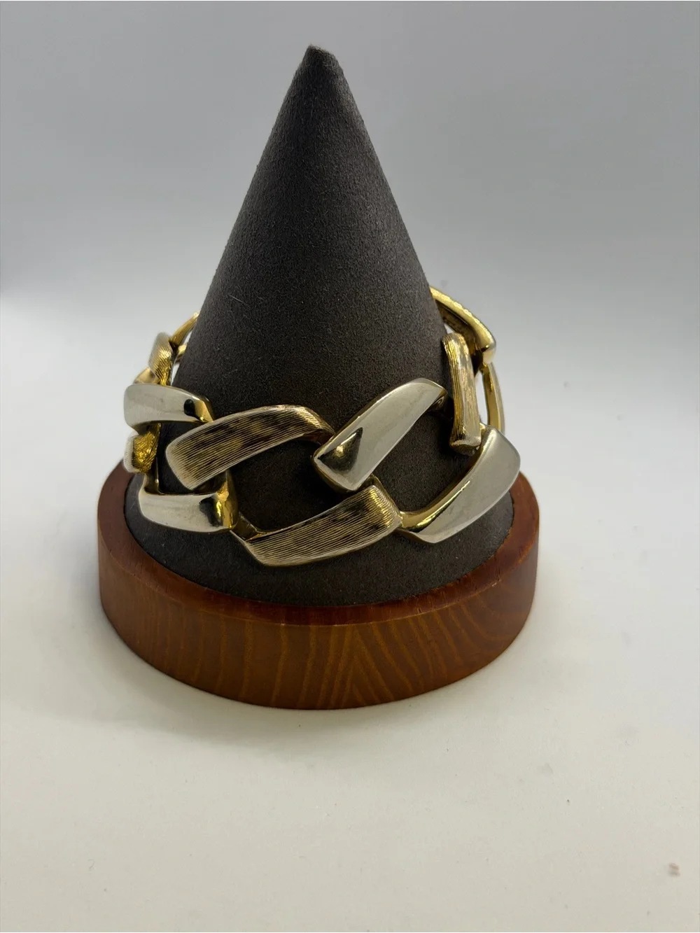 Napier Gold and Black Chunky Link Bracelet